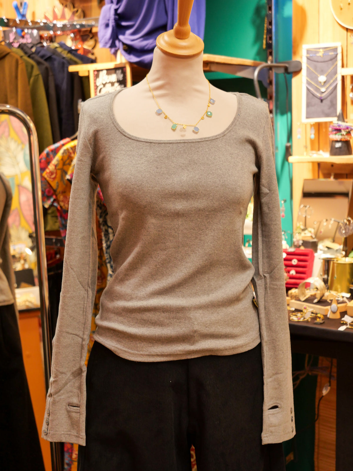 Le SQUARE Top - Gris