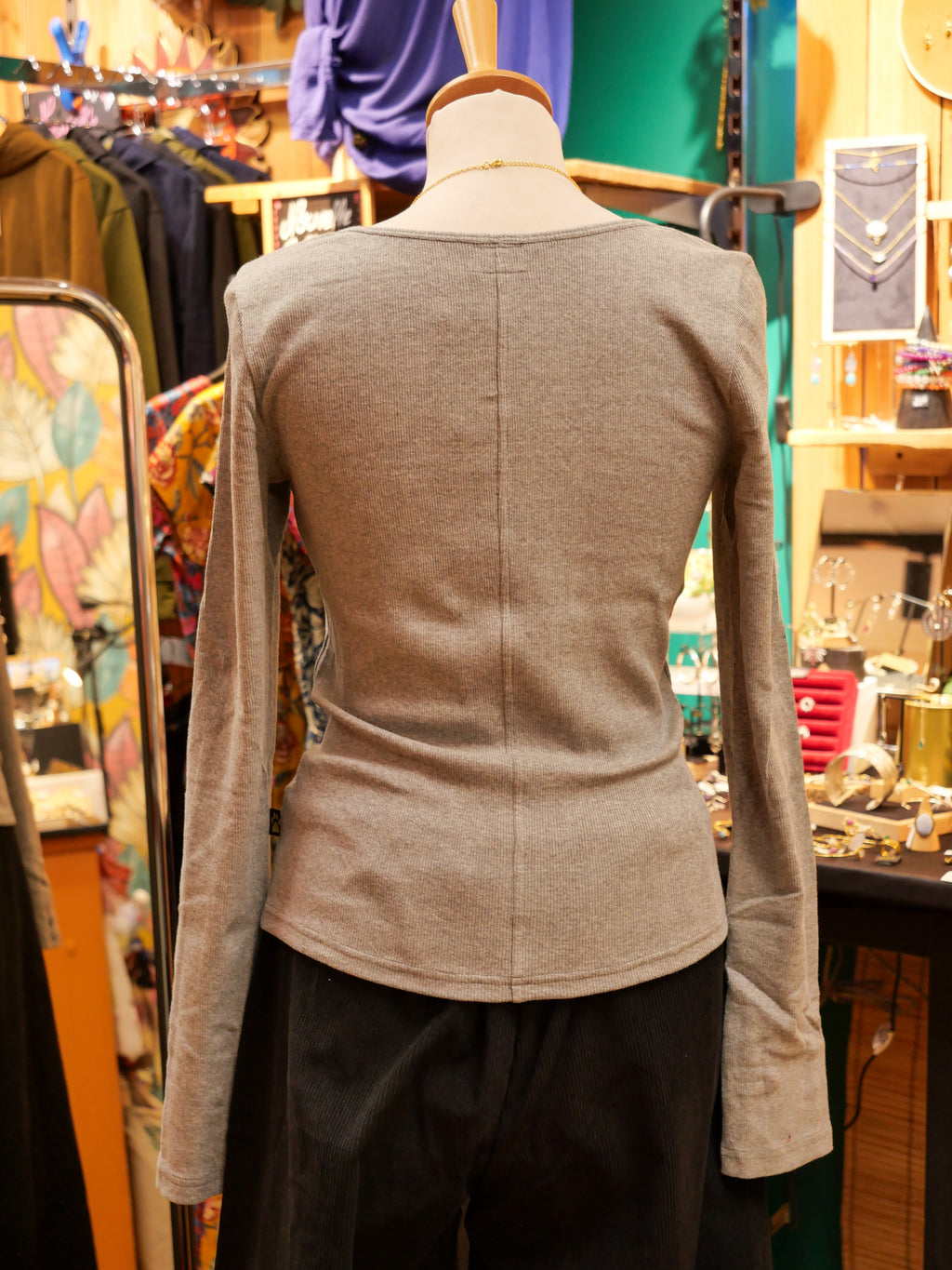 Le SQUARE Top - Gris