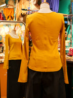 Le SQUARE Top - Jaune moutarde