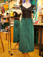 Le Jupe longue ELLA - Vert Pin
