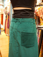 Le Jupe longue ELLA - Vert Pin