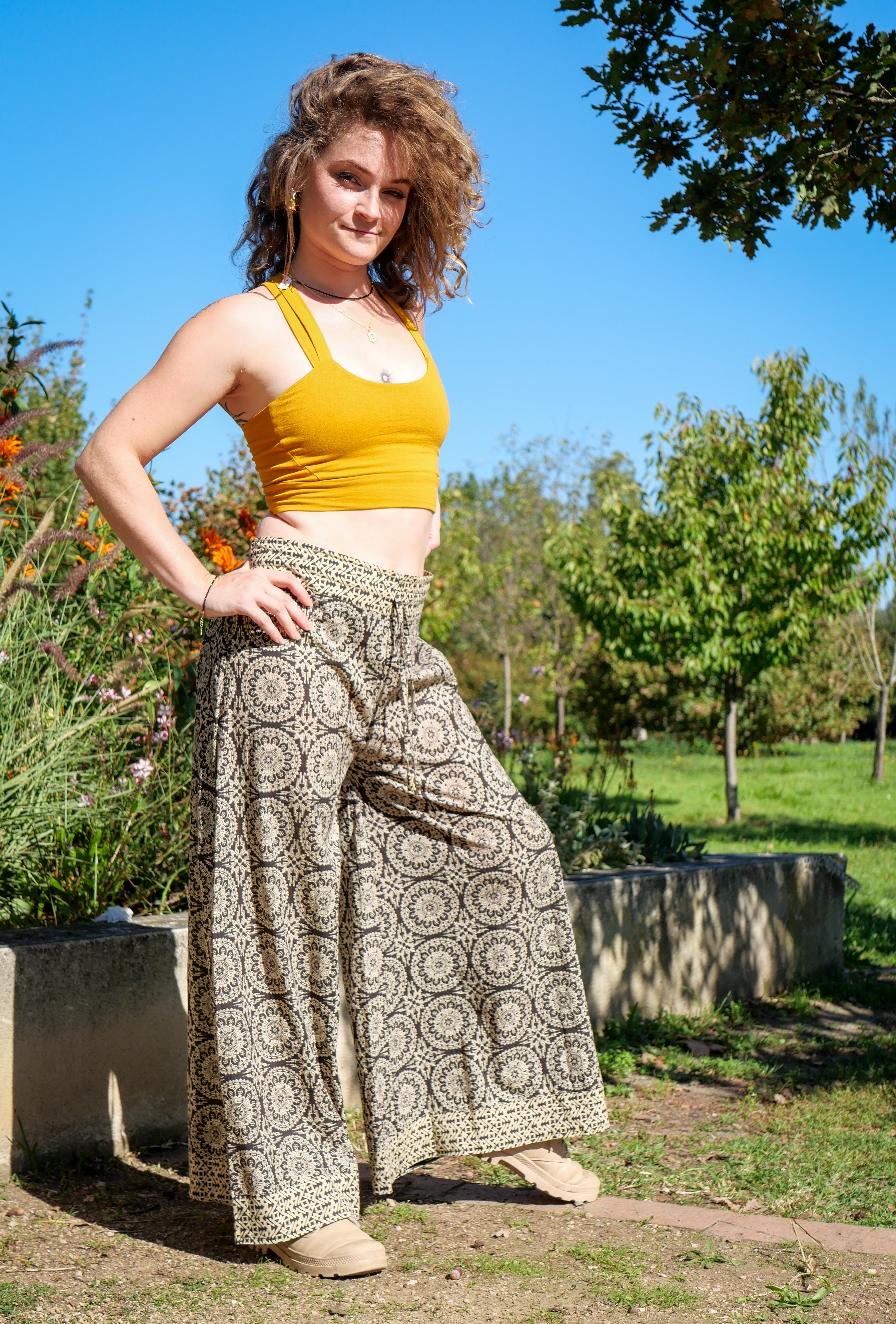 Le Pantalon BLOCK imprimé ANAYA