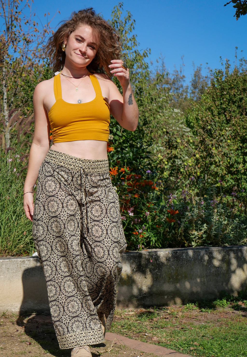 Le Pantalon BLOCK imprimé ANAYA